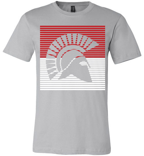 Cypress Lakes Spartans Premium Silver T-shirt - Design 27