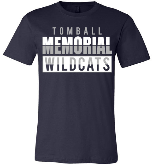 Tomball Memorial Wildcats Premium Navy T-shirt - Design 31