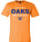 Grand Oaks Grizzlies Premium Orange T-shirt - Design 12