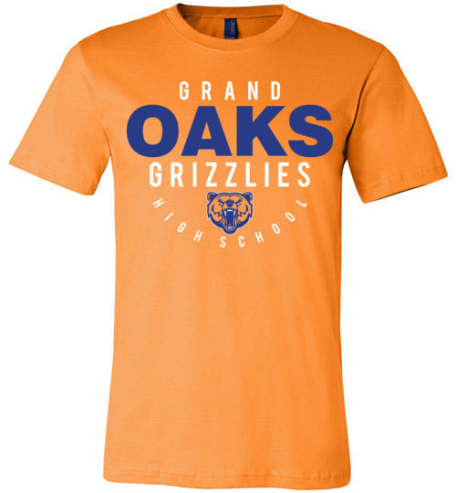 Grand Oaks Grizzlies Premium Orange T-shirt - Design 12