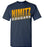 Nimitz High School Cougars Navy Unisex T-shirt 32