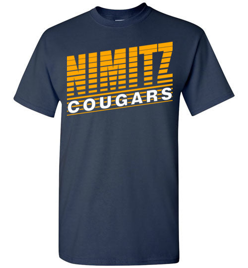 Nimitz High School Cougars Navy Unisex T-shirt 32