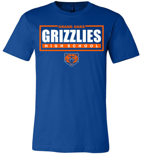 Grand Oaks Grizzlies Premium Royal T-shirt - Design 49