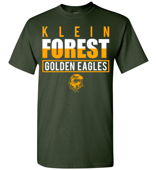 Klein Forest High School Golden Eagles Forest Green Unisex T-shirt 29