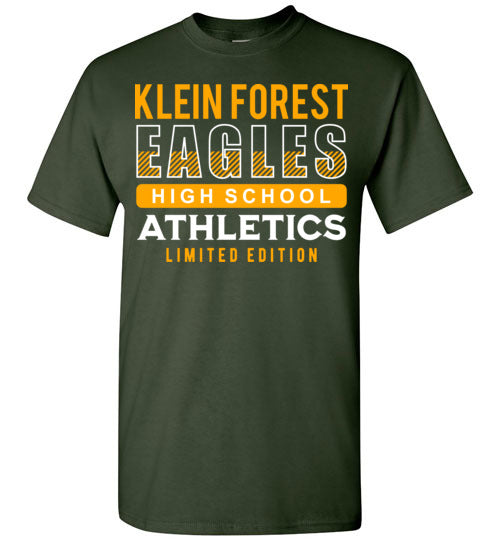 Klein Forest High School Golden Eagles Forest Green Unisex T-shirt 90