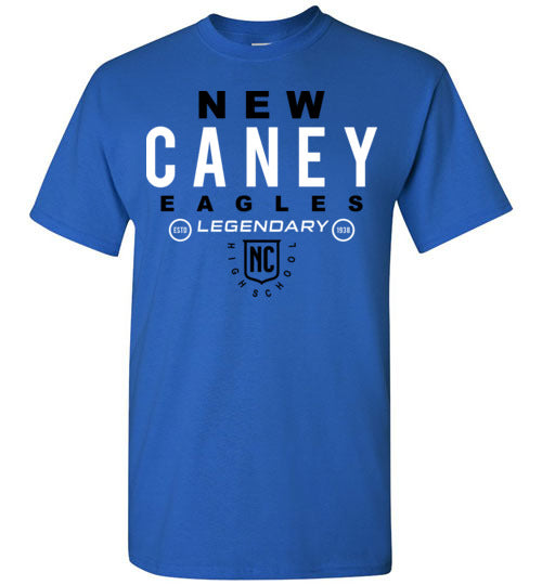 New Caney Eagles High School Royal Unisex T-shirt 03