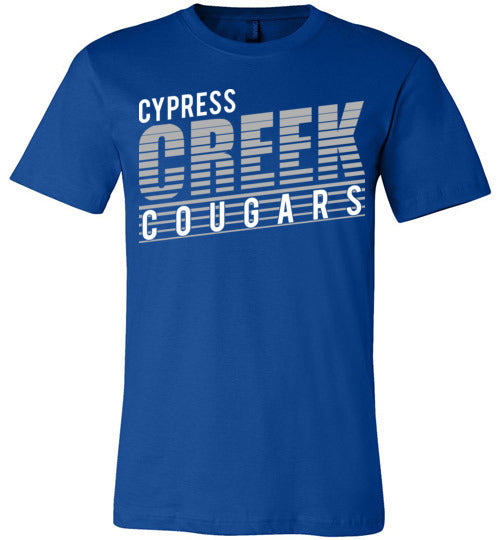 Cypress Creek Cougars Premium Royal T-shirt - Design 32