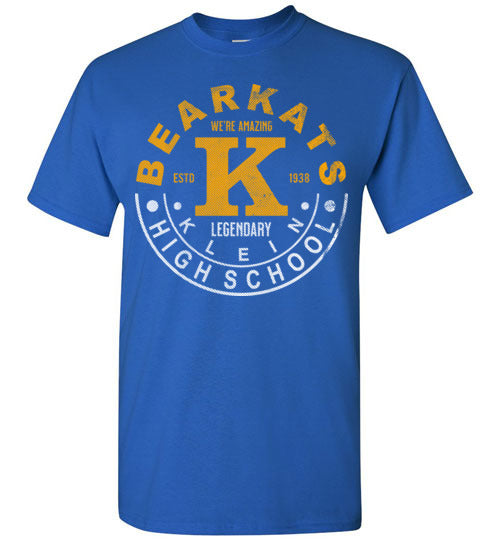 Klein High School Bearkats Royal Blue Unisex T-shirt 19