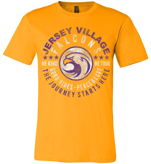 Jersey Village Falcons Premium Gold T-shirt - Design 16