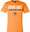 Grand Oaks Grizzlies Premium Orange T-shirt - Design 03