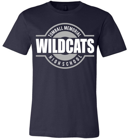 Tomball Memorial Wildcats Premium Navy T-shirt - Design 11