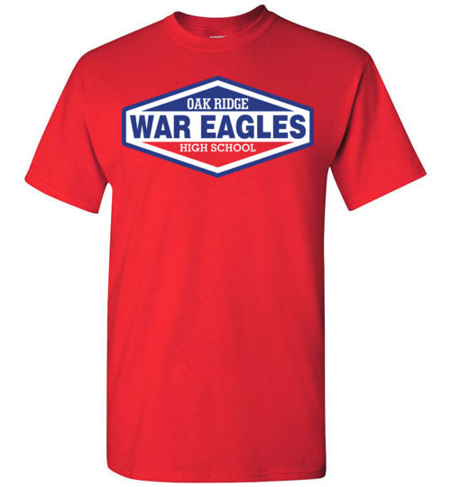 Oak Ridge High School War Eagles Red Unisex T-shirt 09