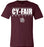 Cy-Fair Bobcats Premium Maroon T-shirt - Design 07