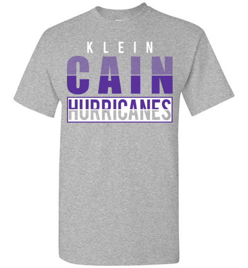 Klein Cain High School Hurricanes Sports Grey Unisex T-shirt 31