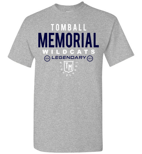 Tomball Memorial High School Wildcats Sports Grey Unisex T-shirt 03