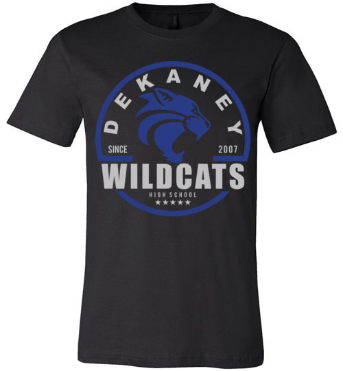 Dekaney Wildcats Premium Black T-shirt - Design 04