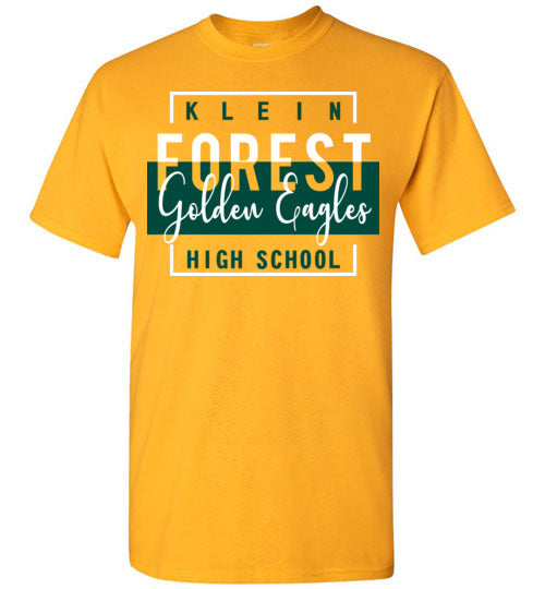 Klein Forest Golden Eagles Gold T-Shirt - Design 05