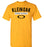 Klein Oak High School Panthers Gold Unisex T-shirt 21