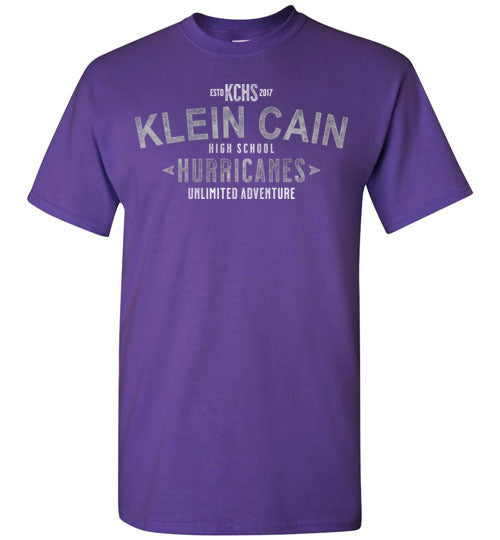 Klein Cain High School Hurricanes Purple Unisex T-shirt 42