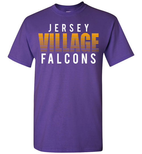 Jersey Village High School Falcons Purple Unisex T-shirt 24