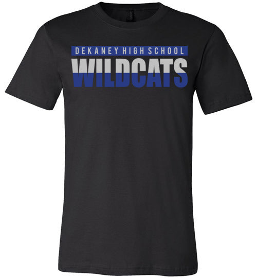 Dekaney Wildcats Premium Black T-shirt - Design 25