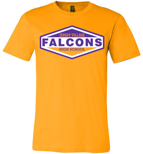 Jersey Village Falcons Premium Gold T-shirt - Design 09