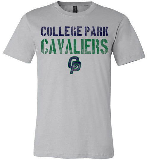 College Park Cavaliers Premium Silver T-shirt - Design 17