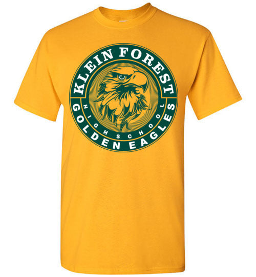Klein Forest Golden Eagles Gold T-Shirt - Design 02