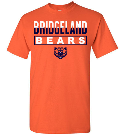 Bridgeland High School Bears Orange Unisex T-shirt 29