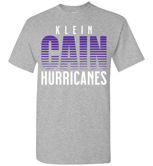 Klein Cain High School Hurricanes Sports Grey Unisex T-shirt 24