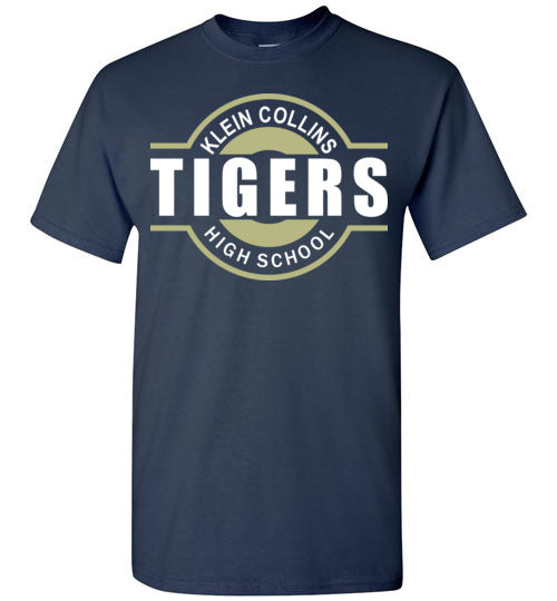 Klein Collins High School Tigers Navy Unisex T-shirt 11