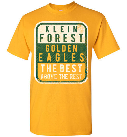 Klein Forest Golden Eagles Gold T-Shirt - Design 01