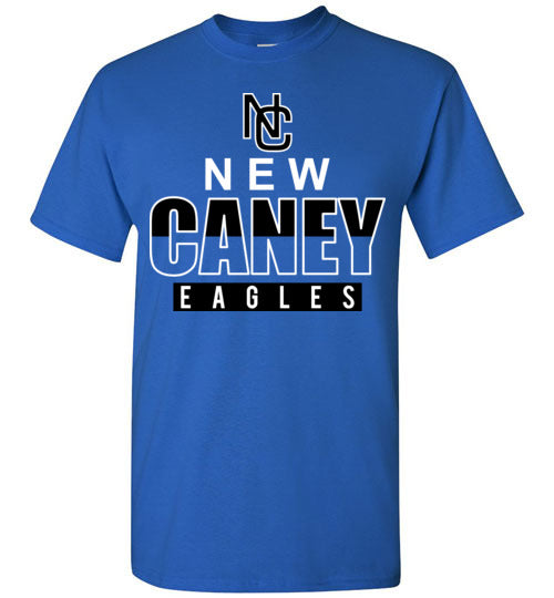 New Caney Eagles High School Royal Unisex T-shirt 23