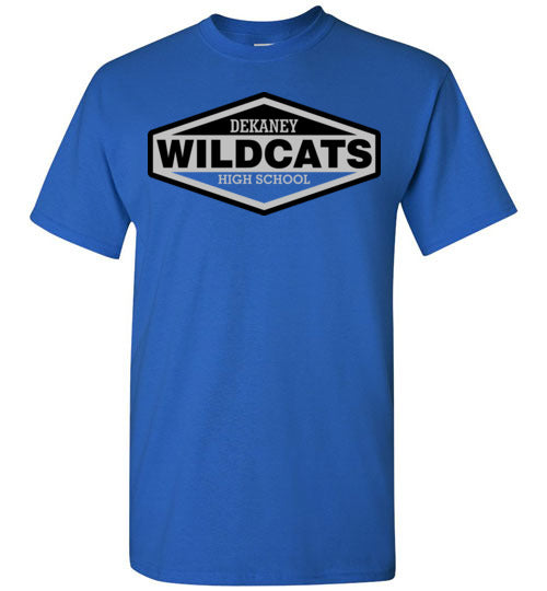 Dekaney High School Wildcats Royal Blue Unisex T-shirt 09