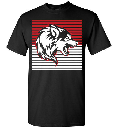 Langham Creek High School Lobos Black Unisex T-shirt 27