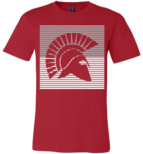 Cypress Lakes Spartans Premium Red T-shirt - Design 27