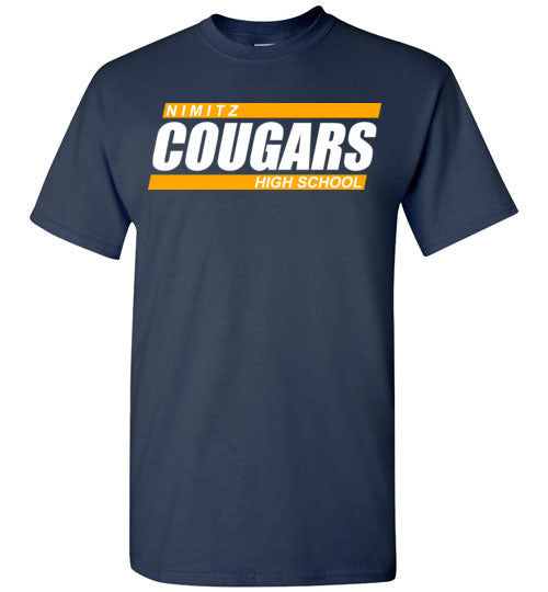 Nimitz High School Cougars Navy Unisex T-shirt 72