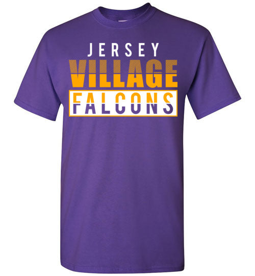 Jersey Village High School Falcons Purple Unisex T-shirt 31