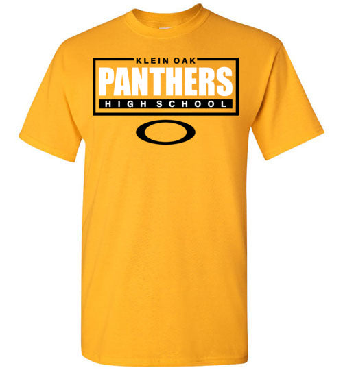 Klein Oak High School Panthers Gold Unisex T-shirt 49