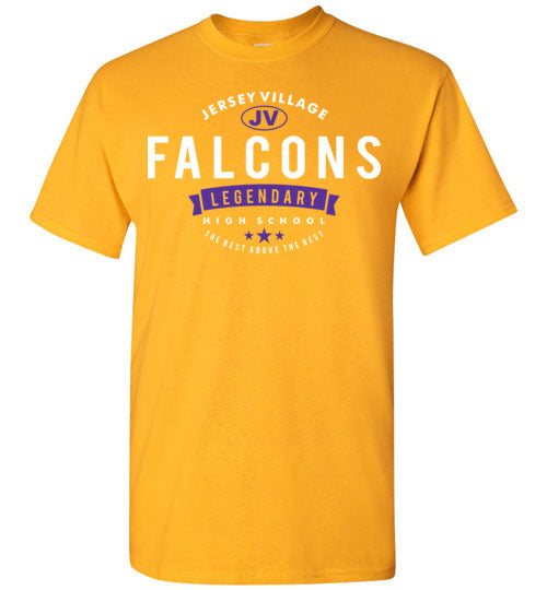 Jersey Village High School Falcons Gold Unisex T-shirt 44