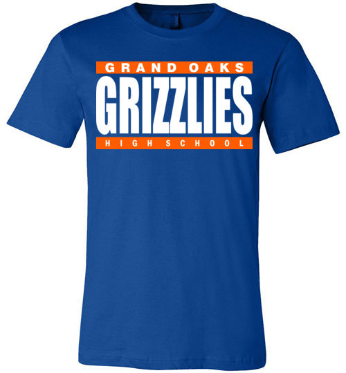 Grand Oaks Grizzlies Premium Royal T-shirt - Design 98