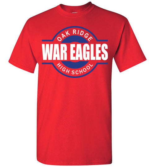 Oak Ridge High School War Eagles Red Unisex T-shirt 11