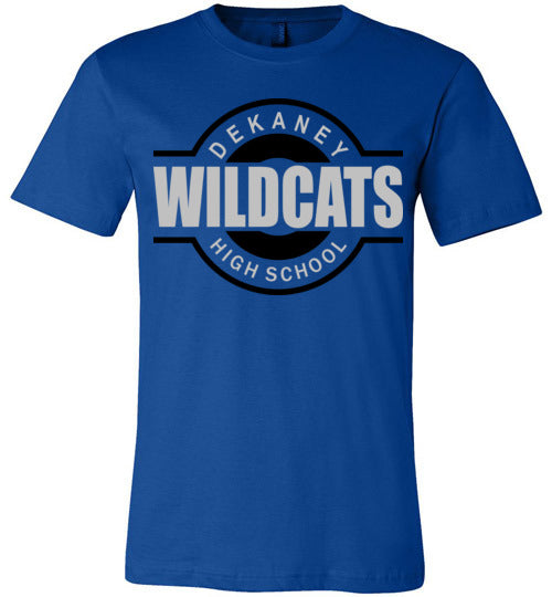 Dekaney Wildcats Premium Royal Blue T-shirt - Design 11