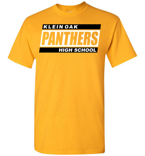 Klein Oak High School Panthers Gold Unisex T-shirt 72