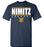 Nimitz High School Cougars Navy Unisex T-shirt 07