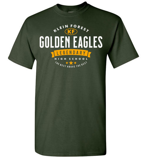 Klein Forest High School Golden Eagles Forest Green Unisex T-shirt 44