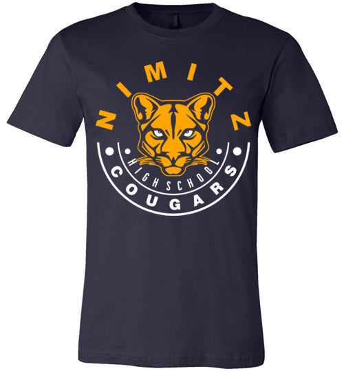 Nimitz Cougars Premium Navy T-shirt - Design 19