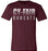 Cy-Fair Bobcats Premium Maroon T-shirt - Design 24