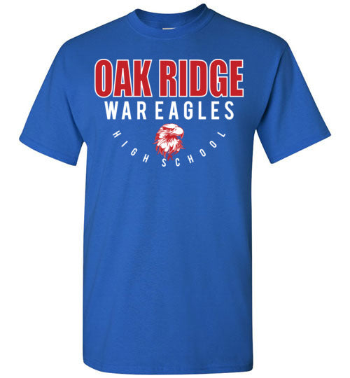 Oak Ridge High School War Eagles Royal Blue Unisex T-shirt 12