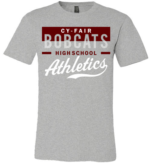 Cy-Fair Bobcats Premium Heather T-shirt - Design 48